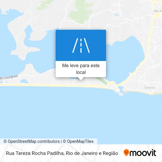 Rua Tereza Rocha Padilha mapa
