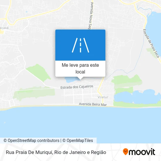 Rua Praia De Muriquí mapa