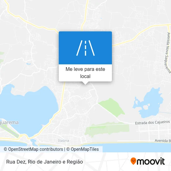 Rua Dez mapa