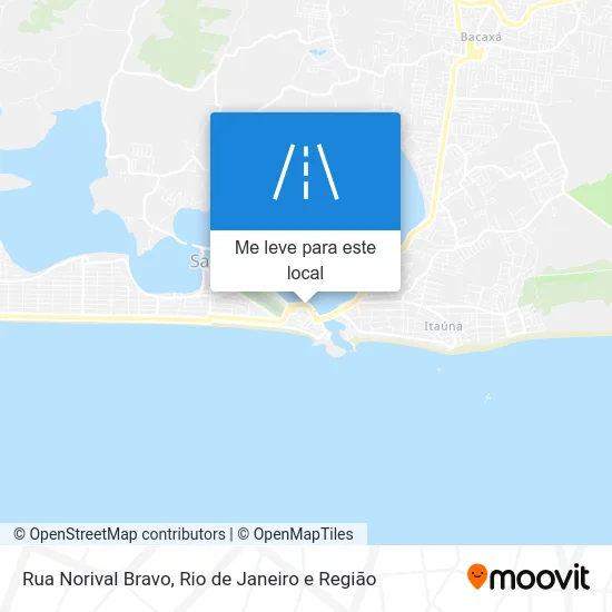 Rua Norival Bravo mapa