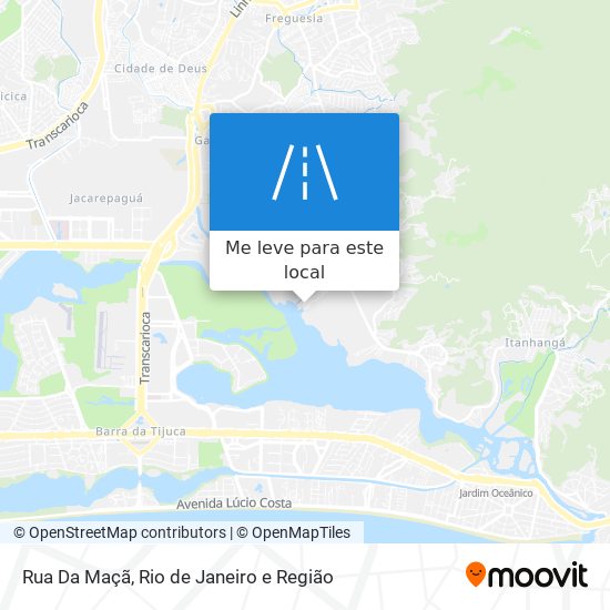 Rua Da Maçã mapa