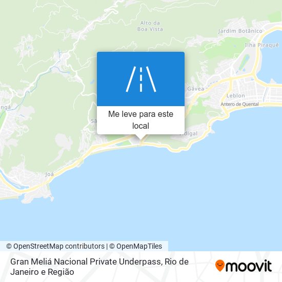 Gran Meliá Nacional Private Underpass mapa