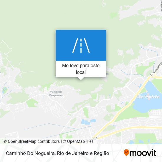 Caminho Do Nogueira mapa