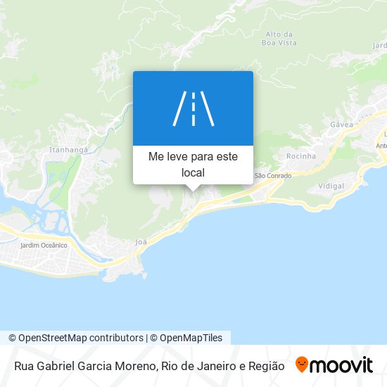 Rua Gabriel Garcia Moreno mapa