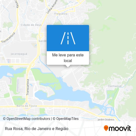 Rua Rosa mapa