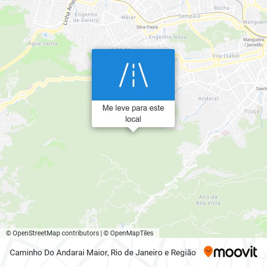 Caminho Do Andarai Maior mapa