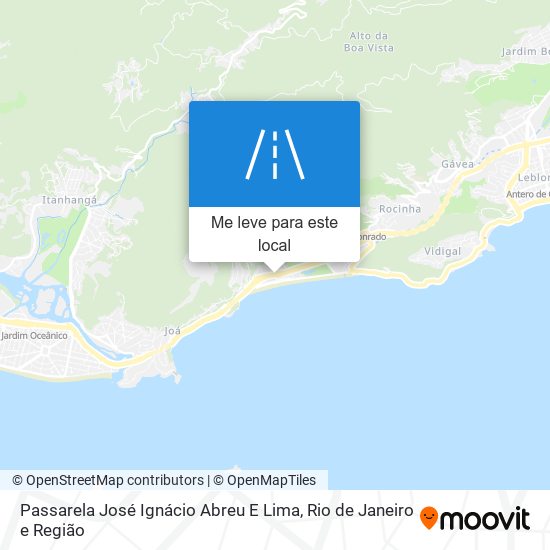 Passarela José Ignácio Abreu E Lima mapa