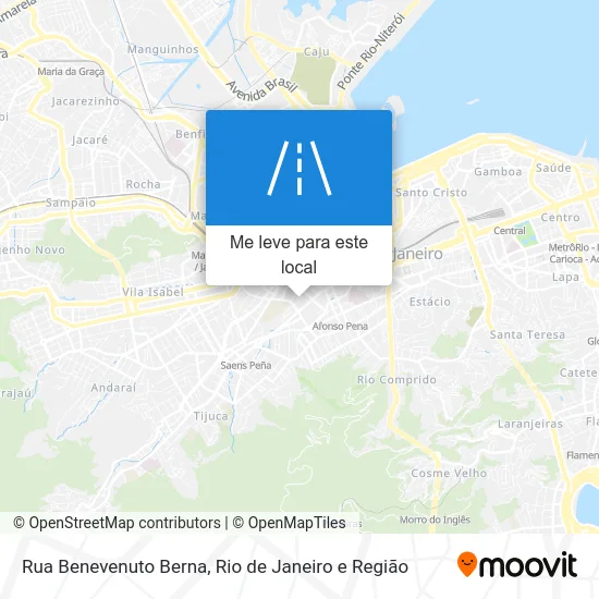 Rua Benevenuto Berna mapa