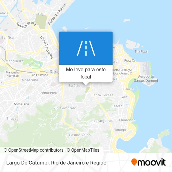 Largo De Catumbi mapa
