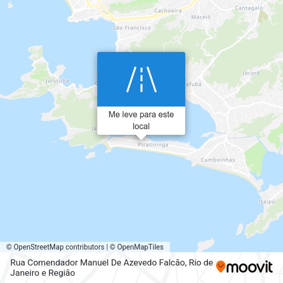 Rua Comendador Manuel De Azevedo Falcão mapa