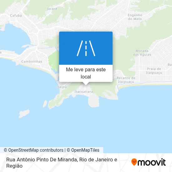 Rua Antônio Pinto De Miranda mapa