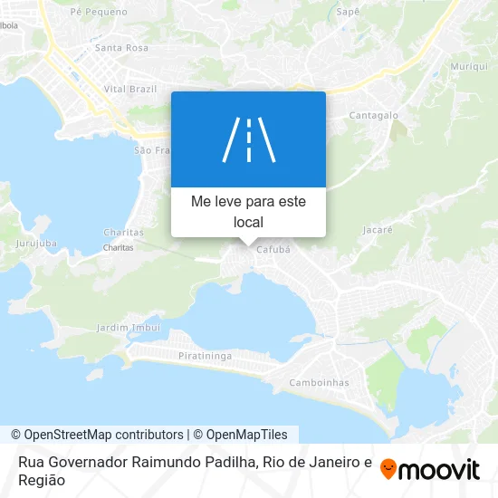 Rua Governador Raimundo Padilha mapa