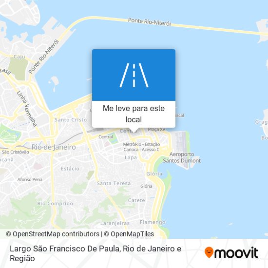 Largo São Francisco De Paula mapa