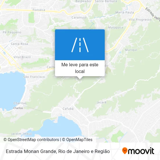 Estrada Monan Grande mapa