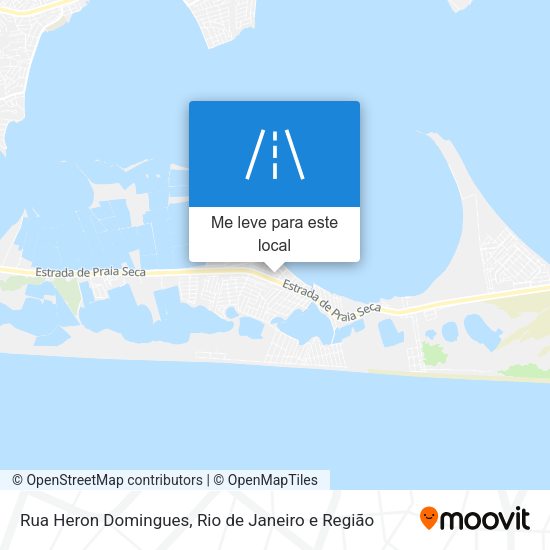 Rua Heron Domingues mapa