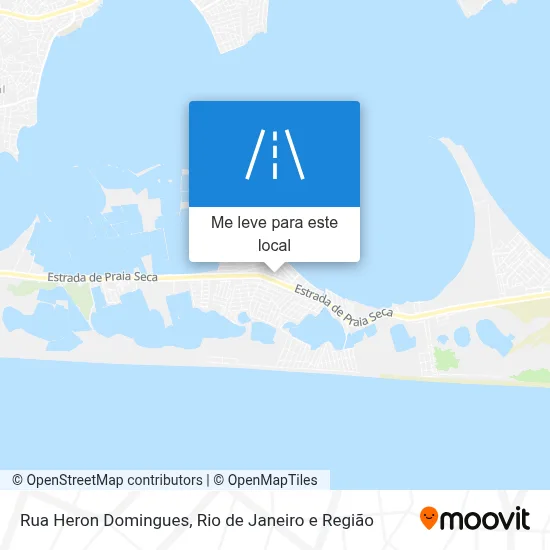 Rua Heron Domingues mapa