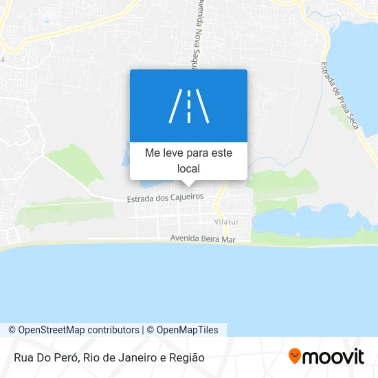 Rua Do Peró mapa