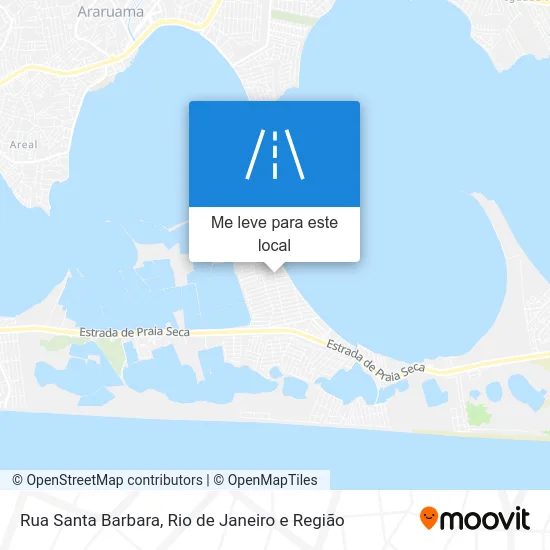 Rua Santa Barbara mapa