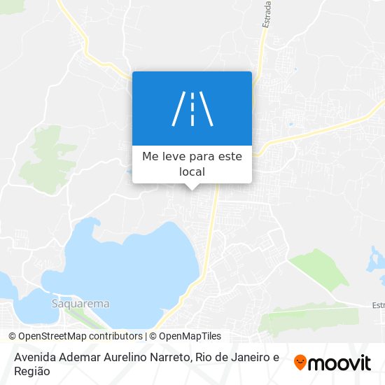 Avenida Ademar Aurelino Narreto mapa