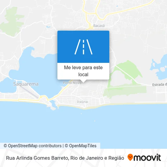 Rua Arlinda Gomes Barreto mapa