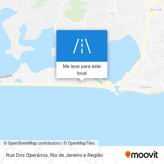 Rua Dos Operários mapa