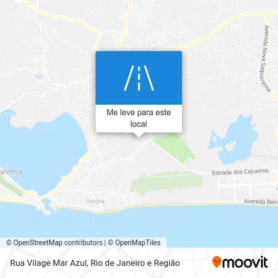 Rua Vilage Mar Azul mapa