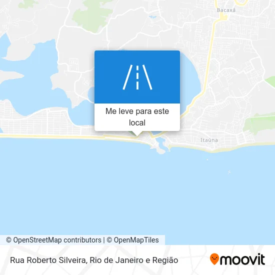 Rua Roberto Silveira mapa