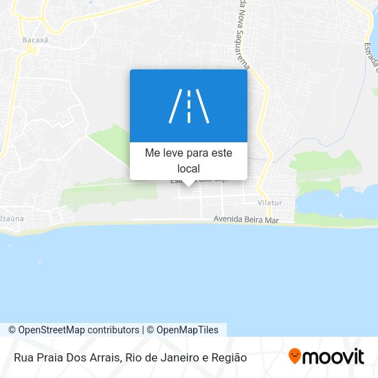 Rua Praia Dos Arrais mapa