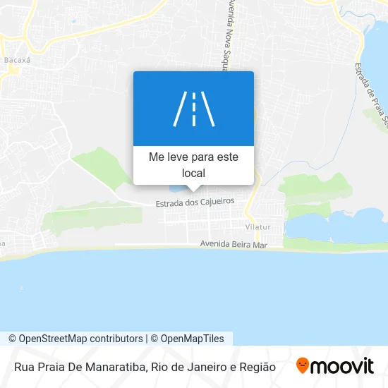 Rua Praia De Manaratiba mapa