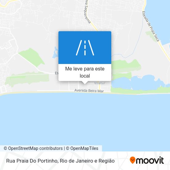 Rua Praia Do Portinho mapa