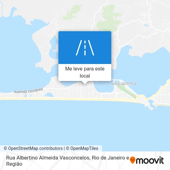 Rua Albertino Almeida Vasconcelos mapa
