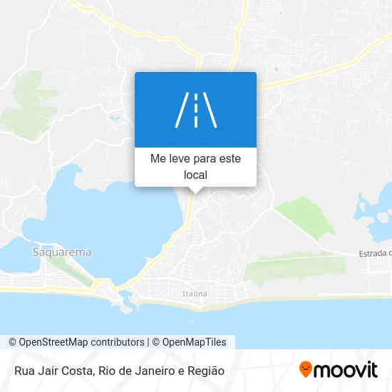 Rua Jair Costa mapa