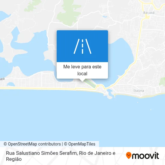 Rua Salustiano Simões Serafim mapa