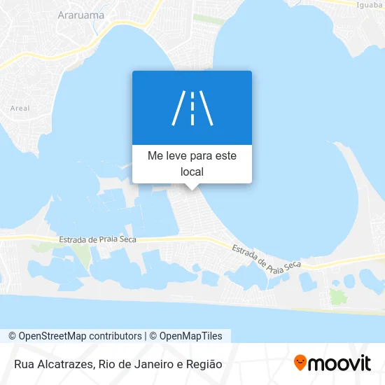 Rua Alcatrazes mapa