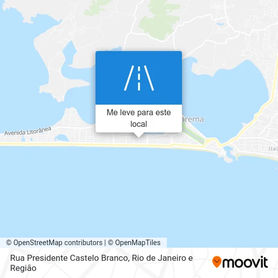Rua Presidente Castelo Branco mapa