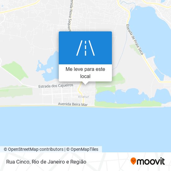 Rua Cinco mapa