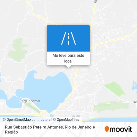 Rua Sebastião Pereira Antunes mapa