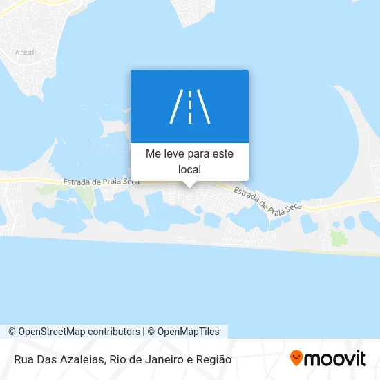 Rua Das Azaleias mapa