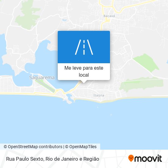 Rua Paulo Sexto mapa