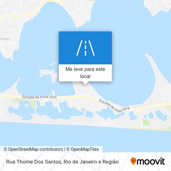Rua Thome Dos Santos mapa
