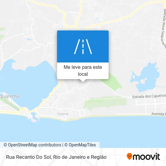 Rua Recanto Do Sol mapa