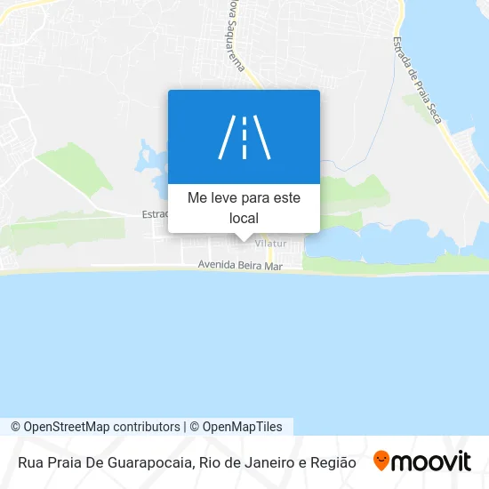 Rua Praia De Guarapocaia mapa