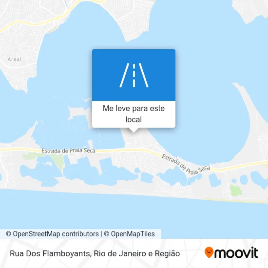 Rua Dos Flamboyants mapa