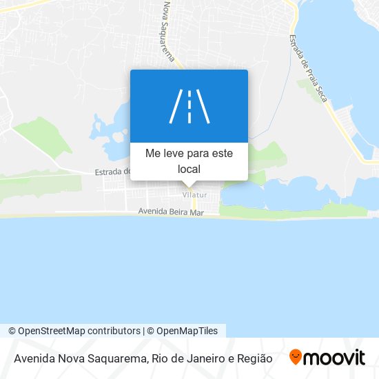 Avenida Nova Saquarema mapa