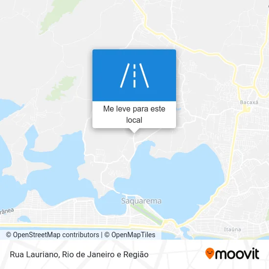Rua Lauriano mapa