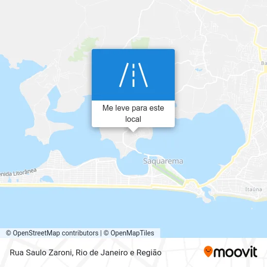 Rua Saulo Zaroni mapa
