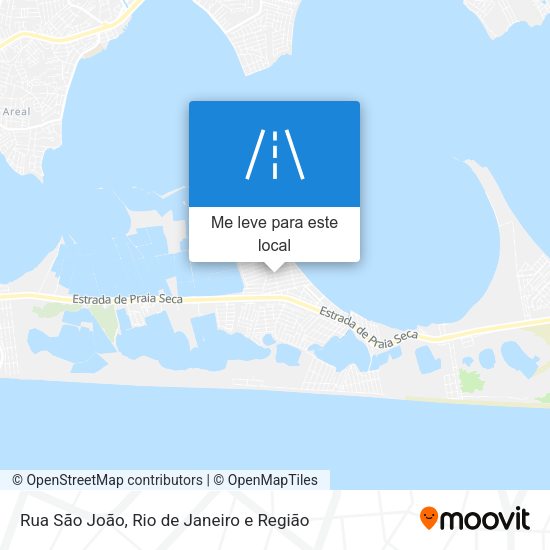 Rua São João mapa