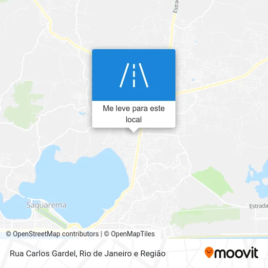 Rua Carlos Gardel mapa