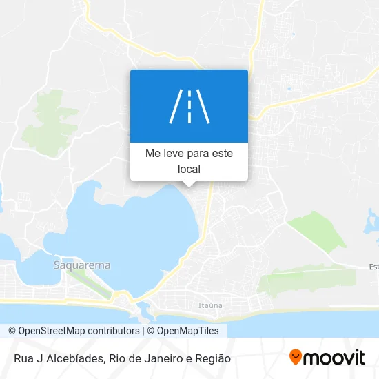 Rua J Alcebíades mapa