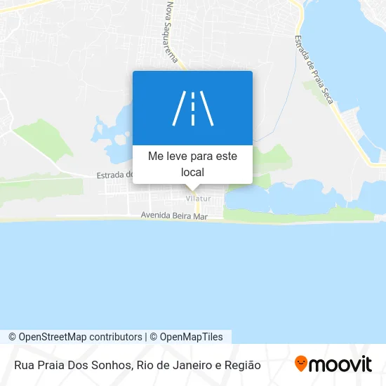 Rua Praia Dos Sonhos mapa